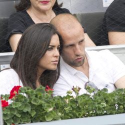 Gonzalo Miró y su novia en el Masters 1000 de Madrid 2012