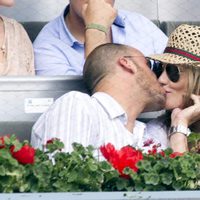 Amaia Montero con su novio en la final del Masters de Tenis de Madrid 2012
