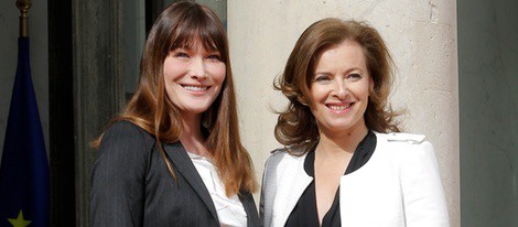 Valérie Trierweiler releva a Carla Bruni como Primera Dama de Francia