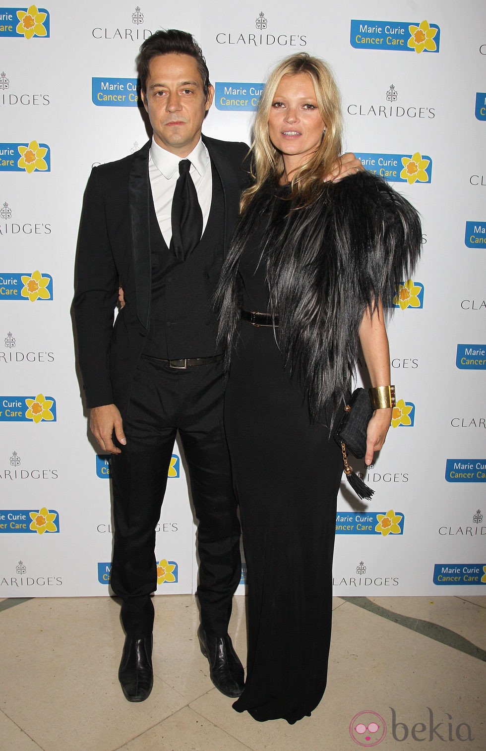 Jamie Hince y Kate Moss en la gala de la Marie Curie Cancer Care Fundraiser