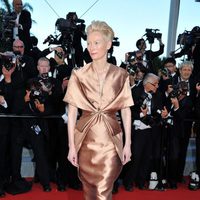 Tilda Swinton en la apertura del Festival de Cannes 2012