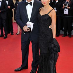 Alec Baldwin e Hilaria Thomas en la apertura del Festival de Cannes 2012