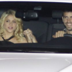 Shakira y Gerard Piqué en una cena-homenaje a Pep Guardiola