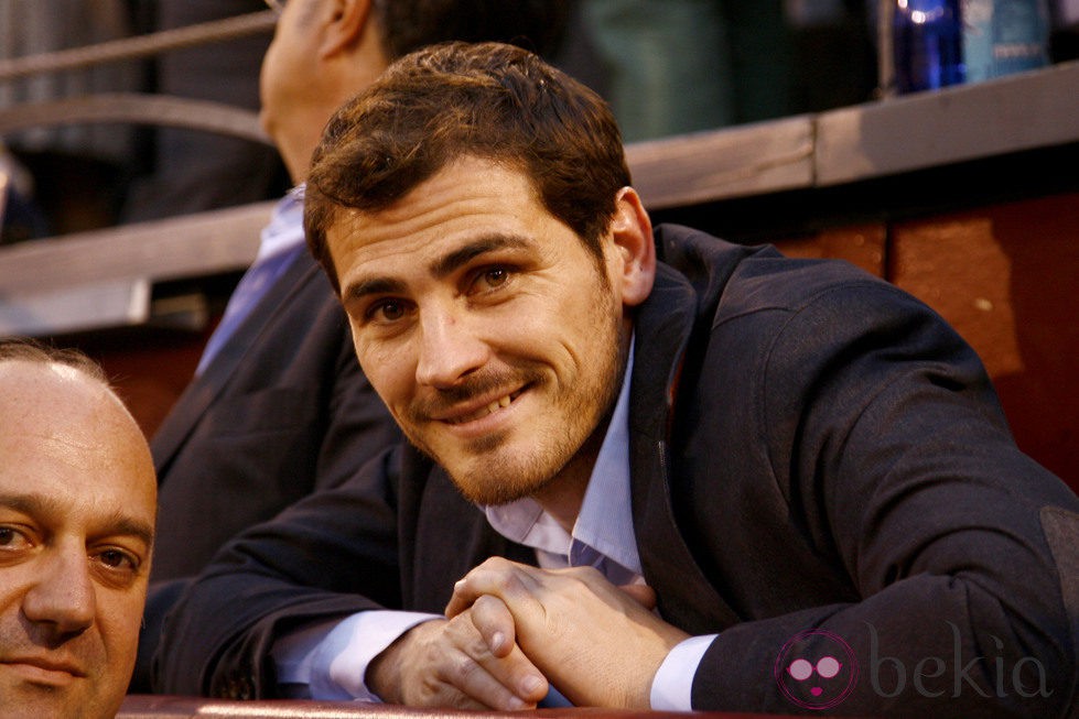 Iker Casillas en un festejo taurino de San Isidro 2012