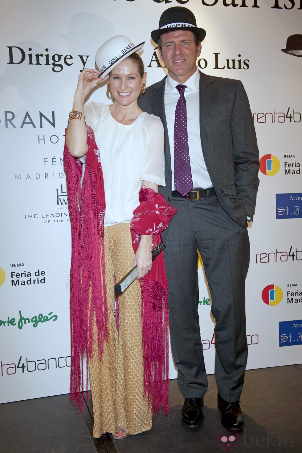 Fiona Ferrer y Mario Picazo en los bombines de San Isidro 2012