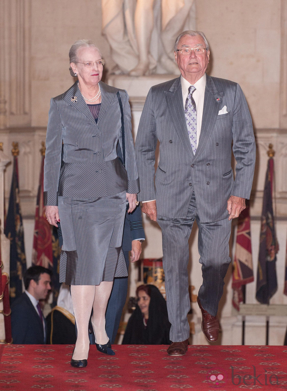 La Reina y el Príncipe de Dinamarca en Windsor