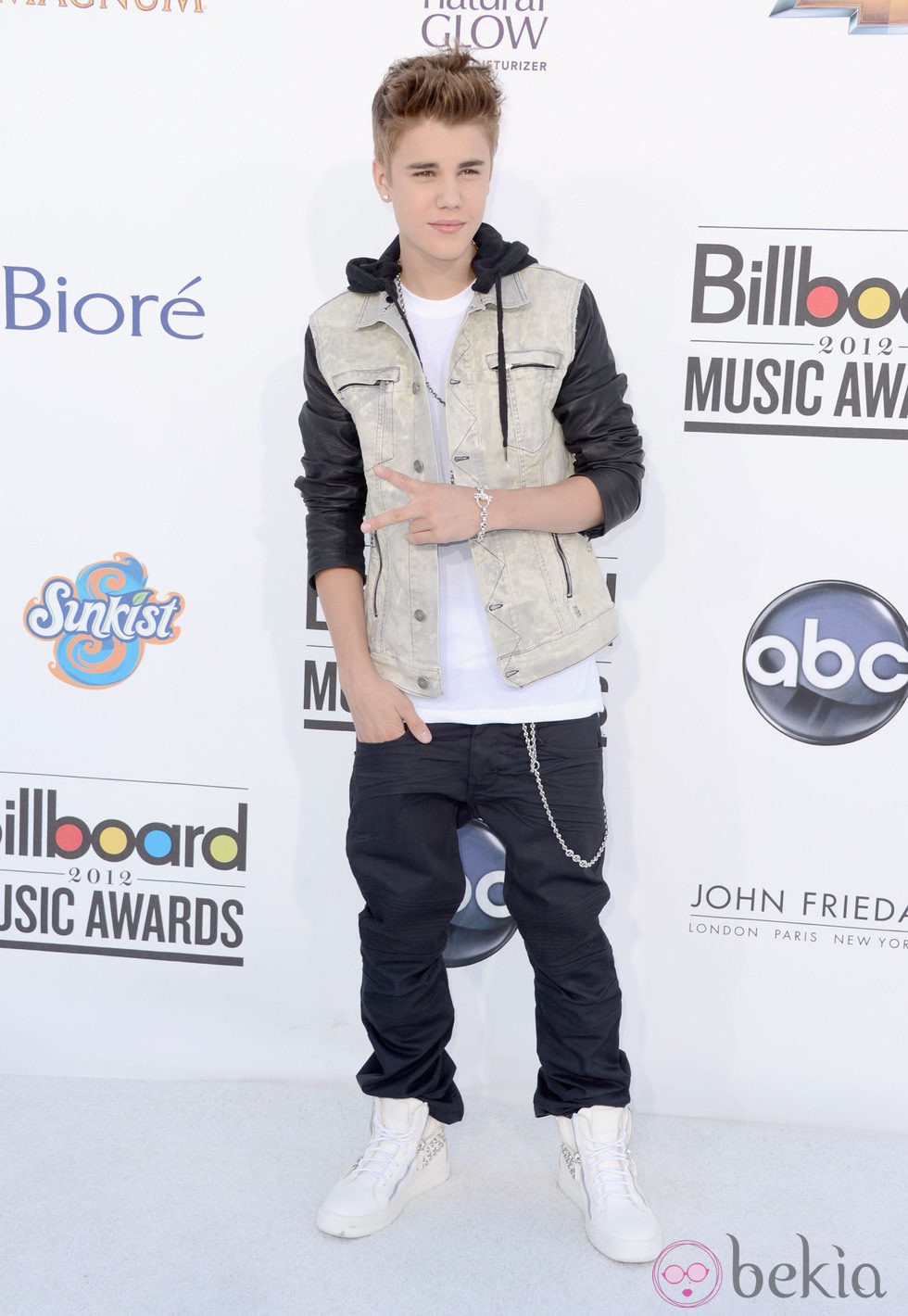 Justin Bieber acude a los premios Billboard 2012