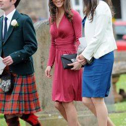 Pippa Middleton en la boda de una amiga en Escocia
