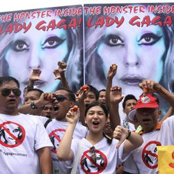 Manifestaciones en contra del concierto de Lady Gaga en Taiwan