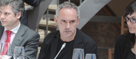 Ferrán Adrià en la reunión del Consejo Asesor de la Fundación Príncipe de Girona