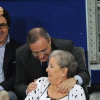 Florentino Pérez, confidencias con su mujer Pitina en el tenis