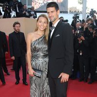 Novak Djokovic y su novia Jelena Ristic en el Festival de Cannes 2012