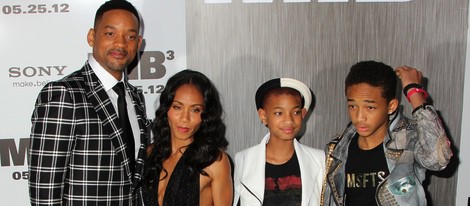 La familia al completo de Will Smith en la premiere de 'Men In black 3' en Nueva York