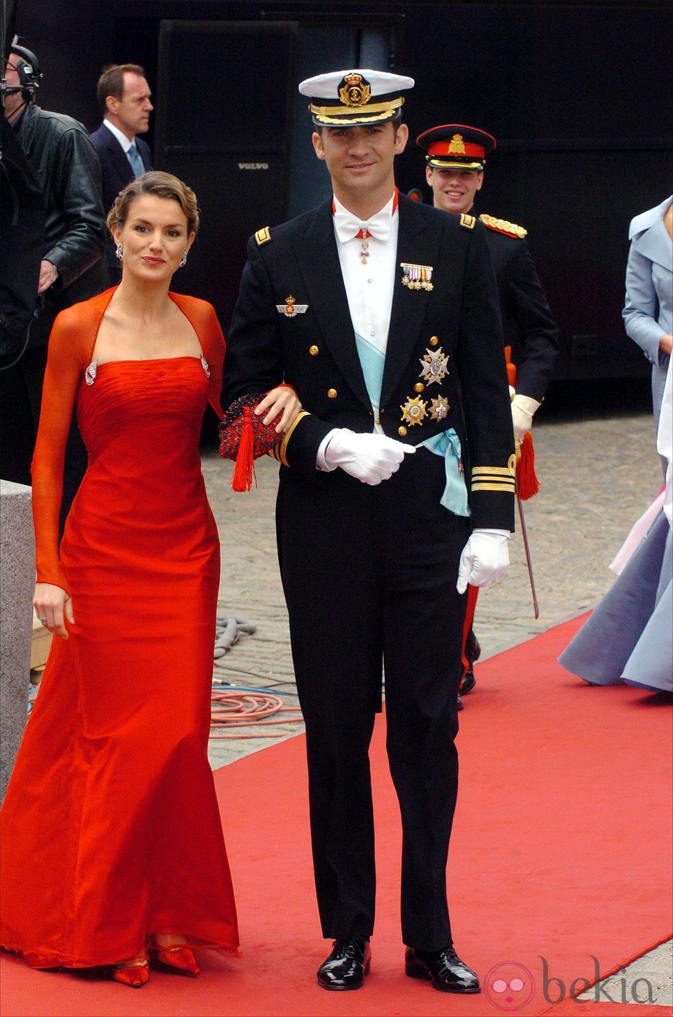 El Príncipe Felipe y Doña Letizia en la boda de Federico y Mary de Dinamarca