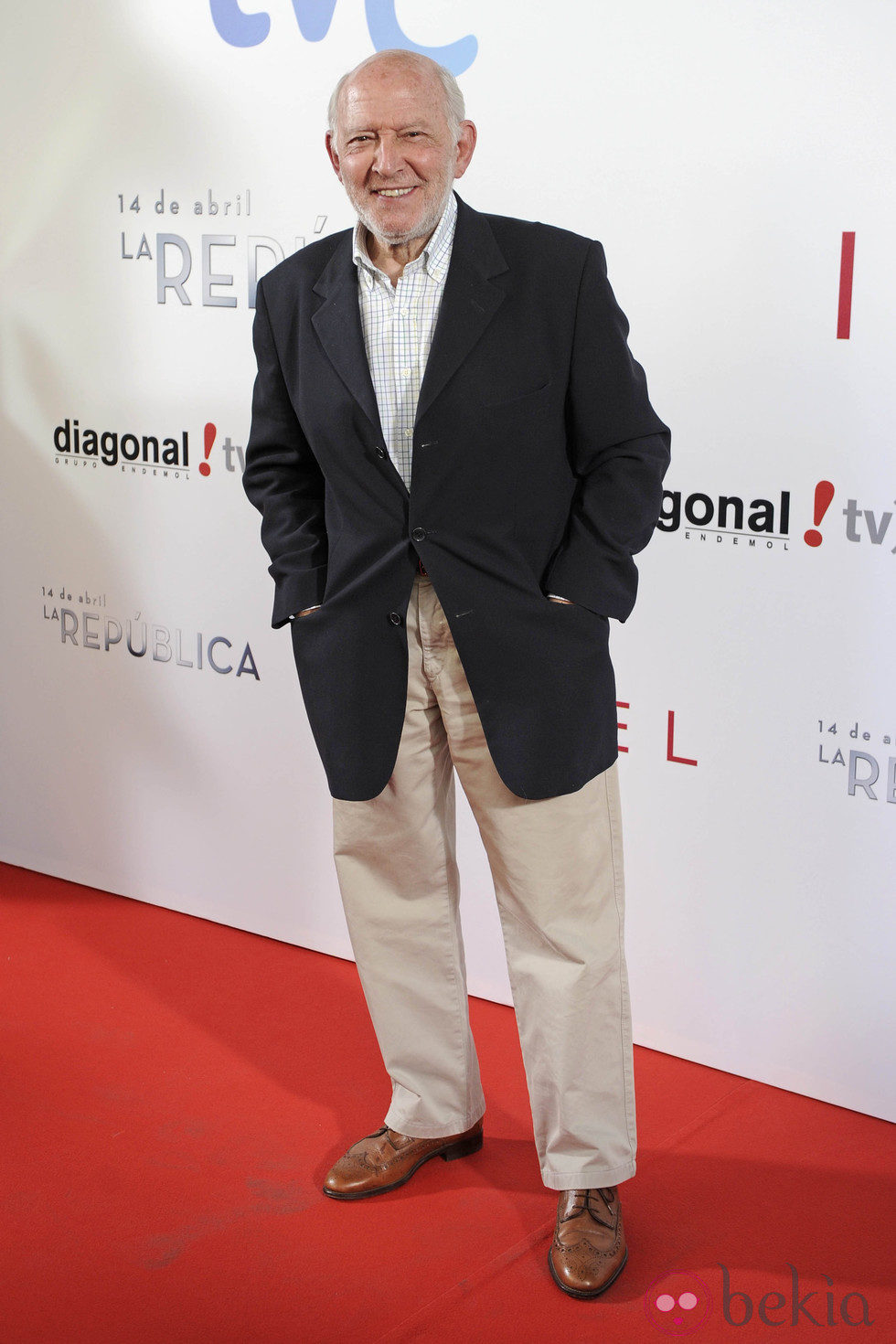 Álvaro de Luna en el estreno de '14 de abril. La República' e 'Isabel'