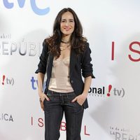 Ana Turpín en el estreno de '14 de abril. La República' e 'Isabel'