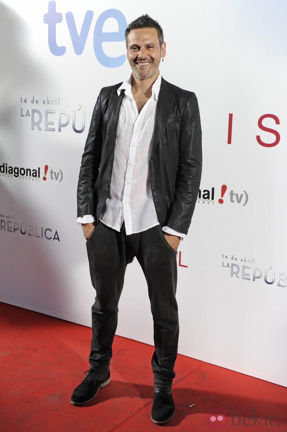 Roberto Enríquez en el estreno de '14 de abril. La República' e 'Isabel'