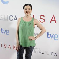 Carmen Gutiérrez en el estreno de '14 de abril. La República' e 'Isabel'