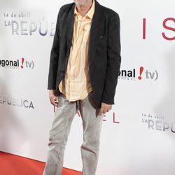 Jordi Rebellón en el estreno de '14 de abril. La República' e 'Isabel'