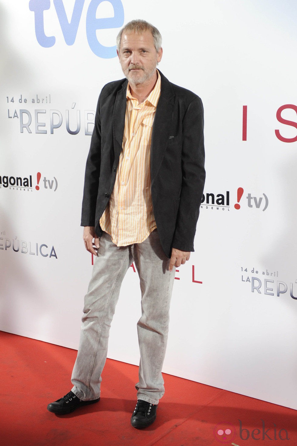 Jordi Rebellón en el estreno de '14 de abril. La República' e 'Isabel'