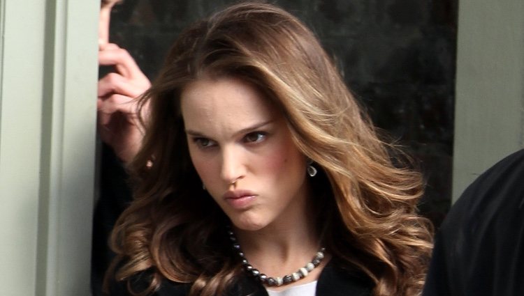 Natalie Portman muy enfadada