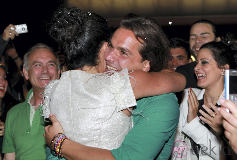 Noemí y Pepe se abrazan tras ganar 'Gran Hermano 12+1'