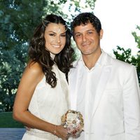 Foto oficial de la boda de Alejandro Sanz y Raquel Perera