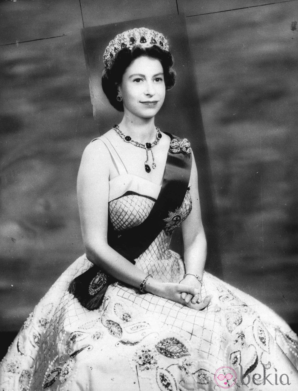 La Reina Isabel II de Inglaterra en 1957
