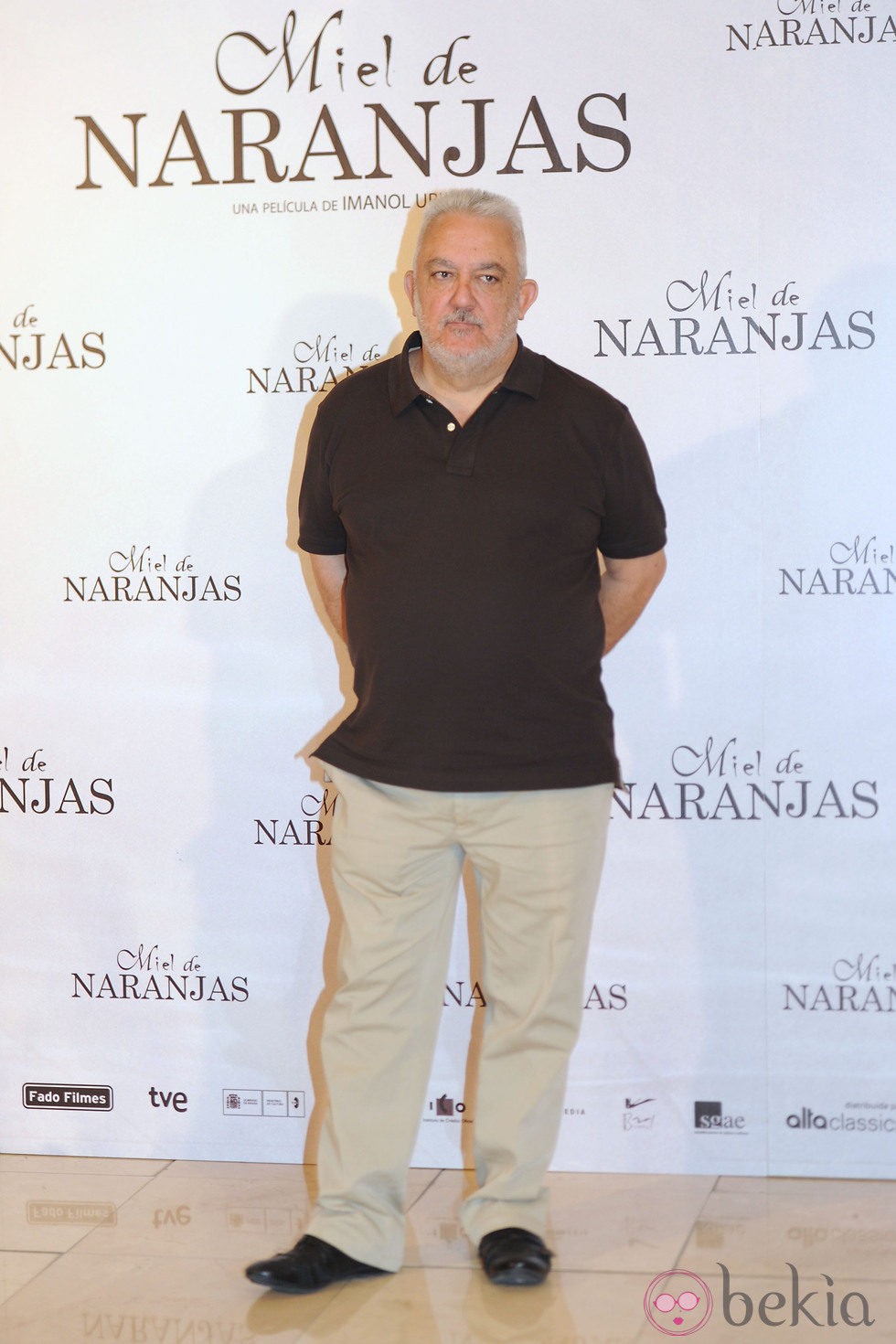 Imanol Uribe en la presentación de la película 'Miel de Naranjas'