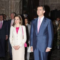 Los Príncipes de Asturias en su primer día de visita a Portugal
