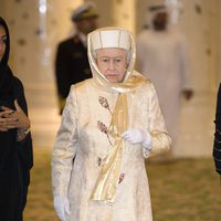 La Reina Isabel en Emiratos Árabes en 2010