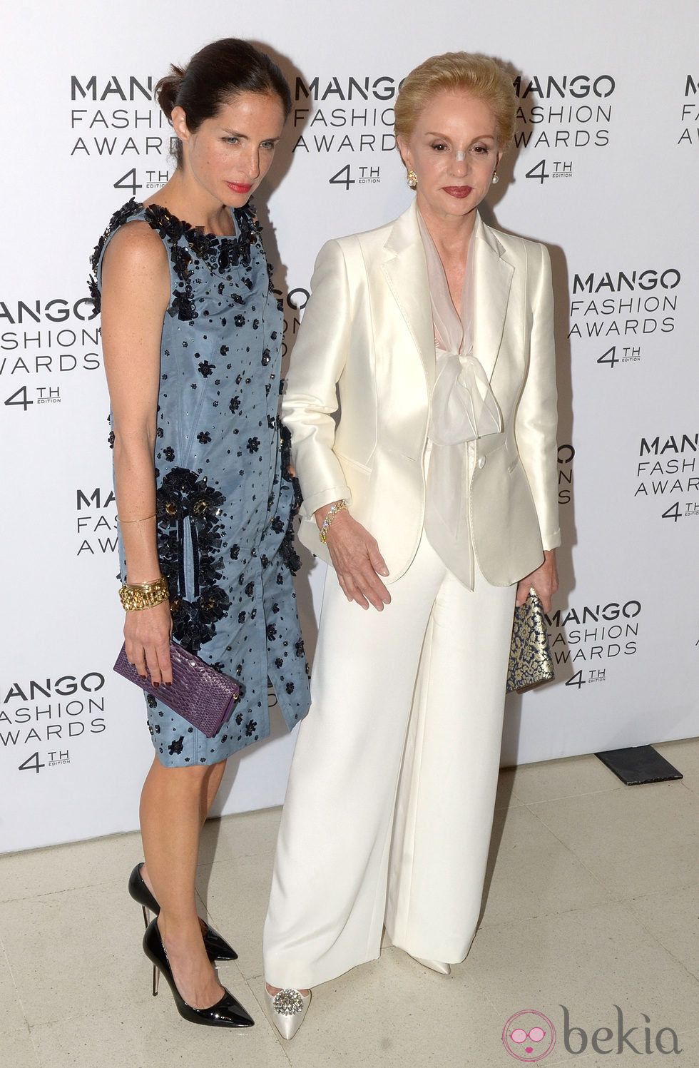 Carolina Herrera y Carolina Adriana Herrera en los Mango Fashion Awards 2012