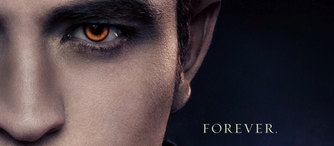 Robert Pattinson en el poster de la película 'Amanecer.Parte 2'