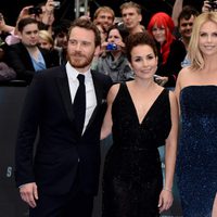 Michael Fassbender, Noomi Rapace, Charlize Theron y Logan Marshall-Green en el estreno de 'Prometheus' en Londres