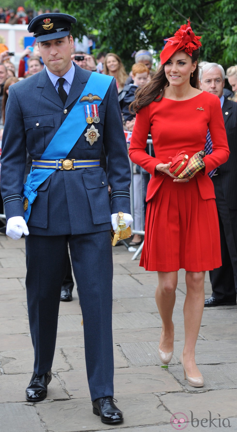 Los Duques de Cambridge en el Jubileo de la Reina Isabel II