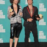 El dúo LMFAO en los MTV Movie Awards 2012