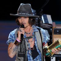 Johnny Depp en los MTV Movie Awards 2012