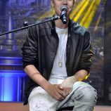 Justin Bieber cantando en el programa 'El Hormiguero'
