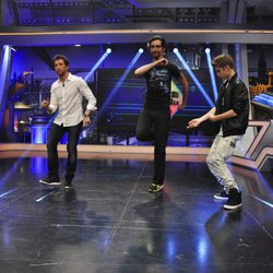 Justin Bieber bailando en 'el Hormiguero'