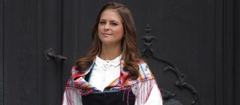 La Princesa Magdalena en la apertura del Palacio Real en el Día Nacional de Suecia