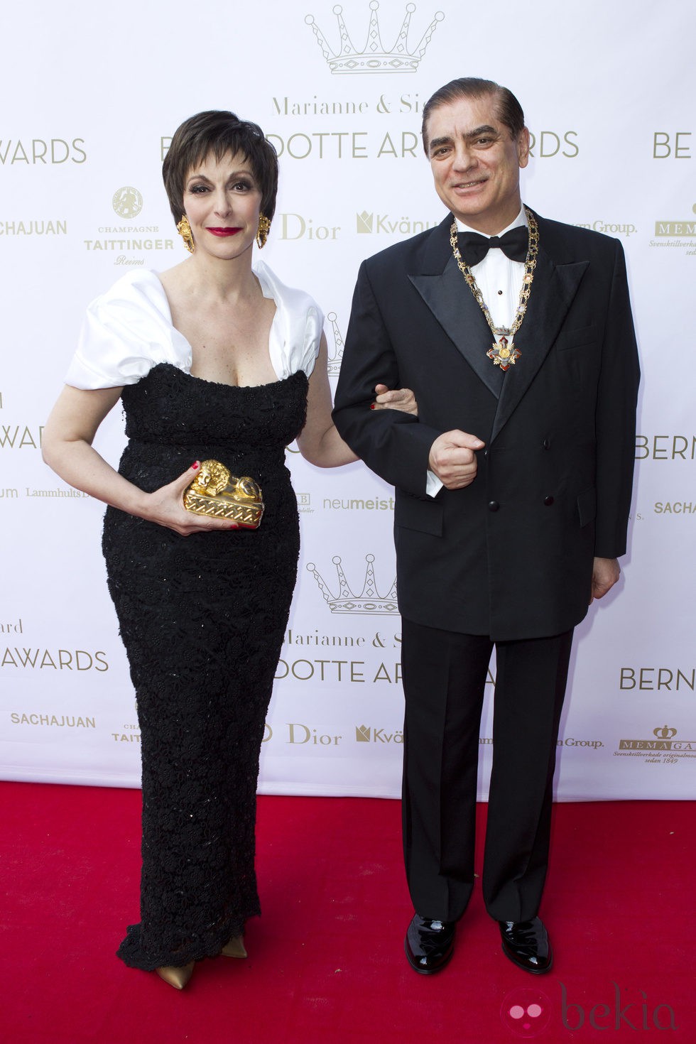 Los Príncipes Paul y Lia de Rumanía en los Premios Marianne & Sigvard Bernadotte