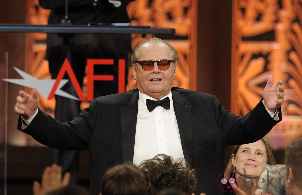 Jack Nicholson en la entrega del Life Achievement Award 2012