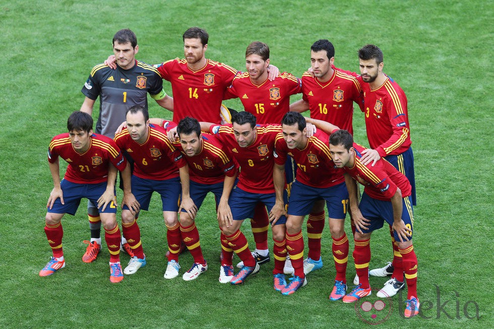 de la selección española en partido contra Italia de la Eurocopa 2012 - Eurocopa 2012 - Foto en Actualidad