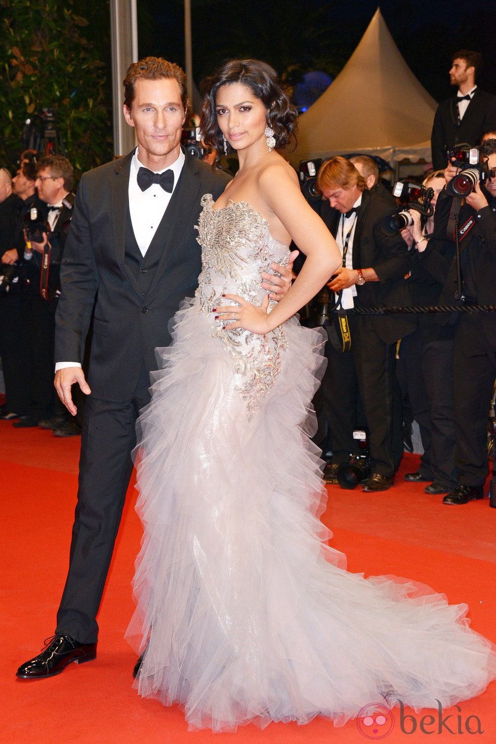 Matthew McConaughey y Camila Alves en Cannes 2012