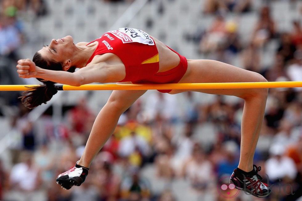 Ruth Beitia compite en los Juegos Olímpicos de Londres 2012