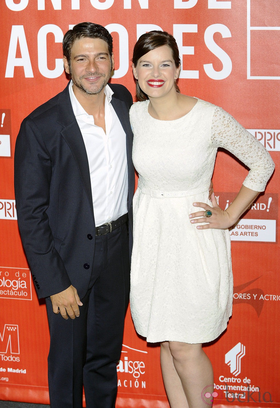 Félix Gómez y Mariona Ribas en los Premios de la Unión de Actores 2012