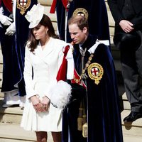 Los Duques de Cambridge en la ceremonia de la Orden de la Jarretera