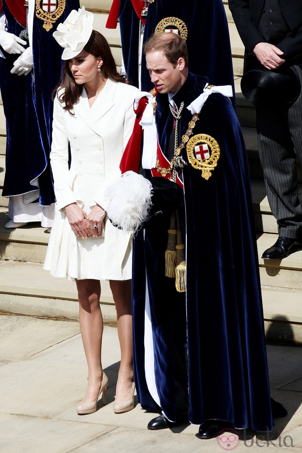 Los Duques de Cambridge en la ceremonia de la Orden de la Jarretera