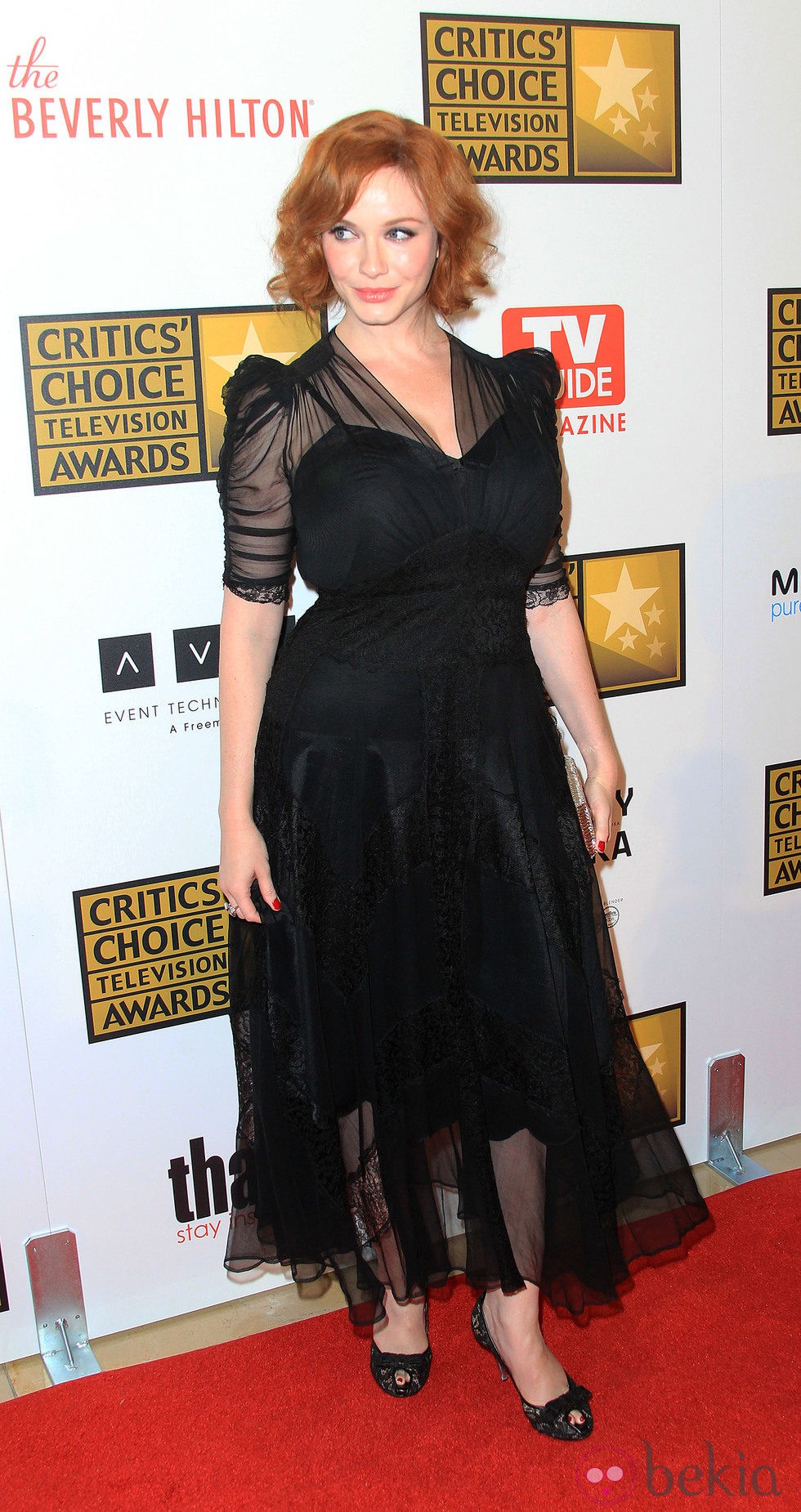 Christina Hendricks en los Critics' Choice Television Awards 2012