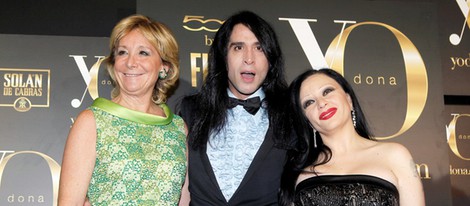 Esperanza Aguirre, Mario Vaquerizo y Alaska en los Premios Internacionales Yo Dona 2012